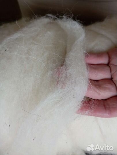 Шерсть гребенная для прядения и валяния