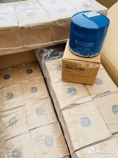 Фильтр масляный hyundai solaris kia rio 2630035505