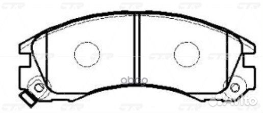Колодки передние Mitsubishi Space Wagon 2.4GDi