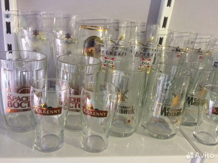 Пивные стаканы новые