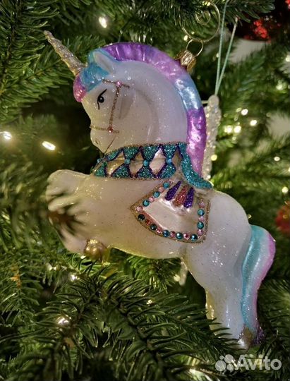 Ёлочная игрушка Единорог