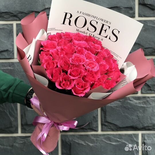 Букет из 35 роз с доставкой в Туле