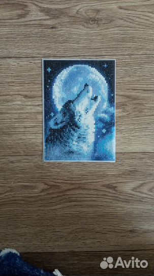 Алмазная мозаика собраная