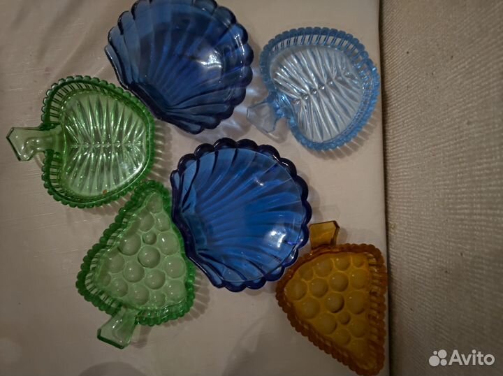 Розетки СССР Богемия стекло