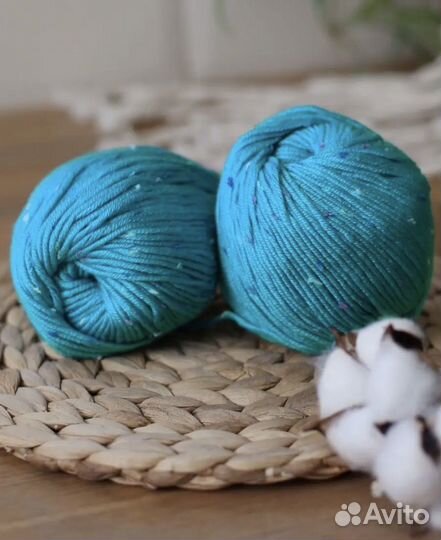 Пряжа нитки для вязания / акрил пакетом