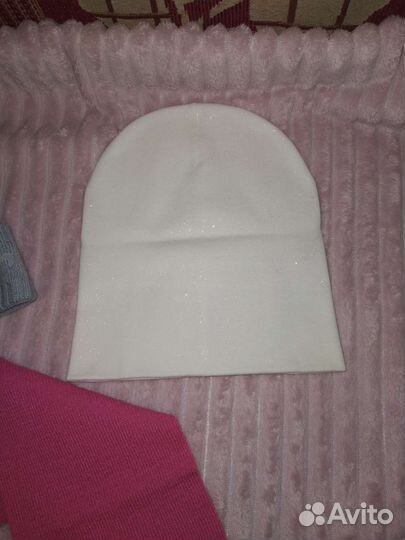 Шапки детские, шарф