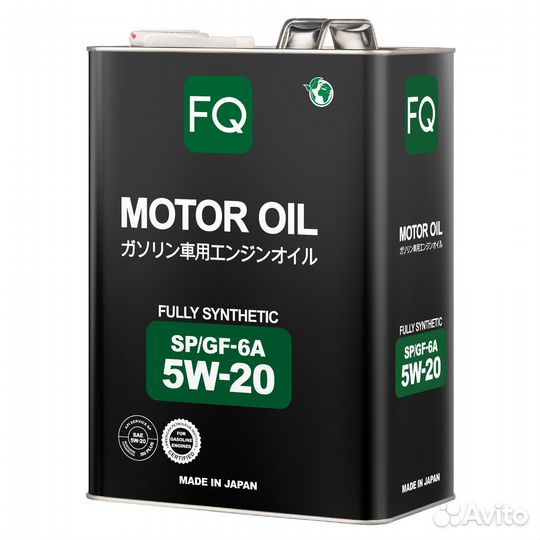 Масло моторное FQ 5w20 SP/GF-6A 4л ж/б оригинал