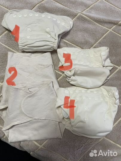 Многоразовые подгузники новые