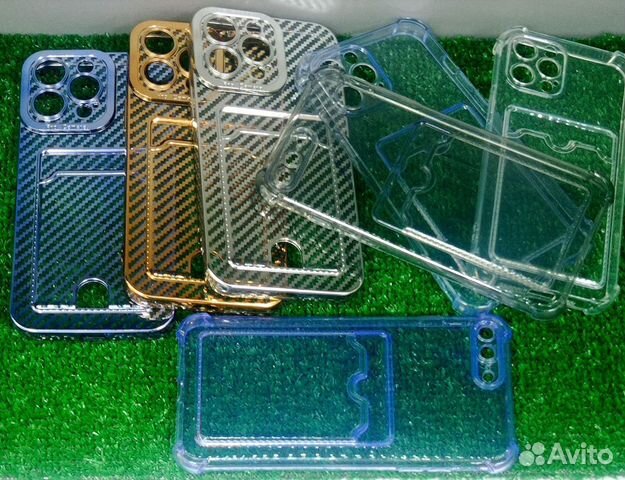 Чехол для iPhone с карманом под карту