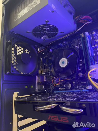 Игровой Компьютер(i3 2100/8gb/RX470/SSD+HDD)