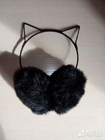 Меховые наушники