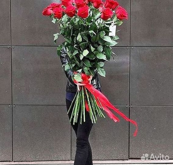 Высокие розы Гигантские розы Доставка цветов