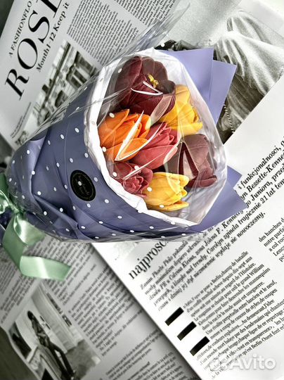 Шоколадные цветы