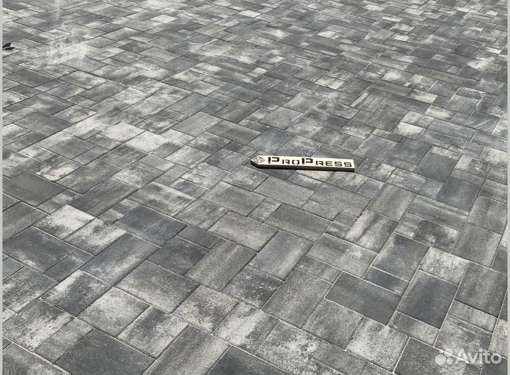 Тротуарная плитка, брусчатка, доставка от 120 м2