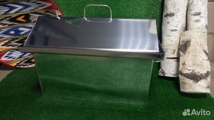 Коптильня с гидрозатвором толщиной 1.5 мм