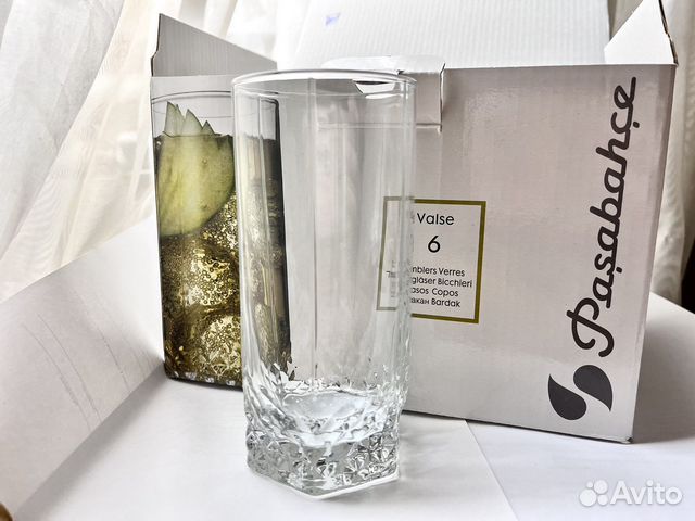 Стаканы новые набор стаканов Pasabahce 290 мл