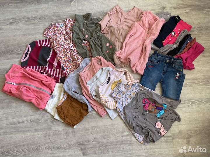 Одежда пакетом для девочки 98 104
