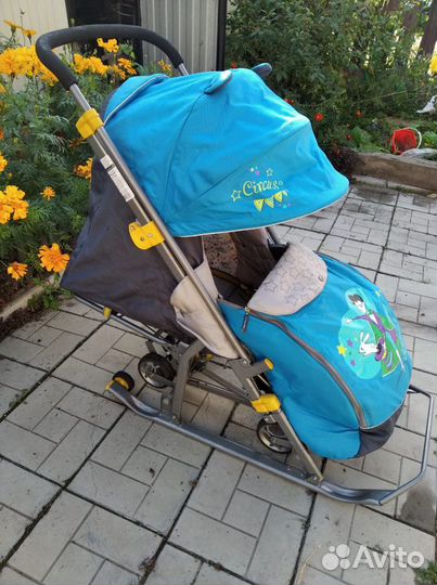 Санки коляска ника