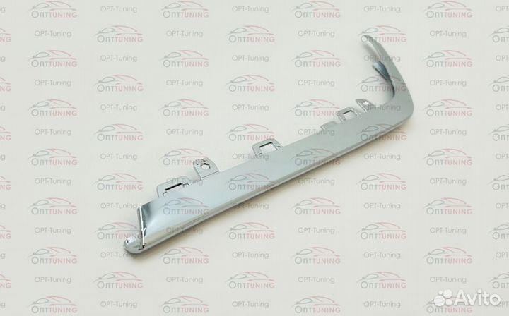 Хром планка диффузора левая Mercedes w222 S63 AMG