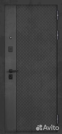 Входная дверь с зеркалом