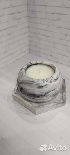 Интерьерные аромасвечи ручной работы