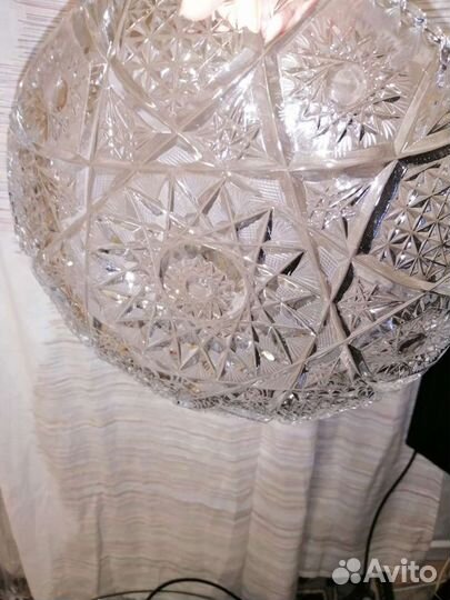 Хрустальное блюдо СССР