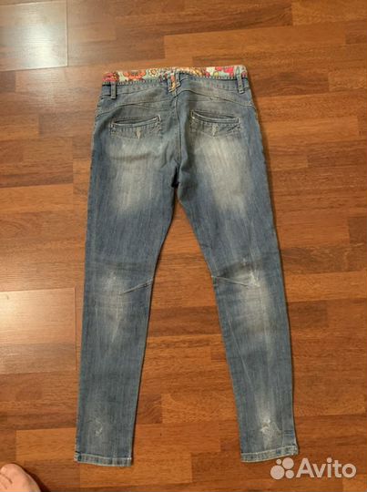 Женские Джинсы bry jeans р 42-44 с рисунком бу