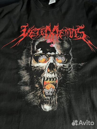 Футболка Vetements Metal Skull