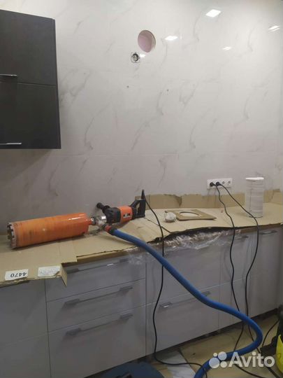 Алмазное сверление кирпича,бетона