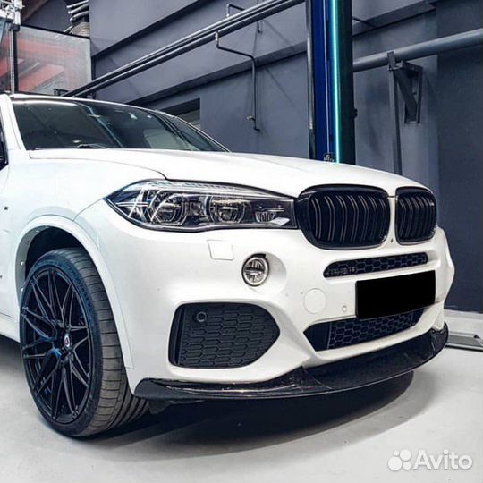 Сплиттер на бампер bmw x5 f15