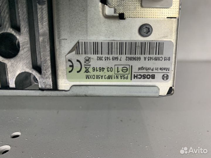 Магнитола Citroen C3 Picasso 2010