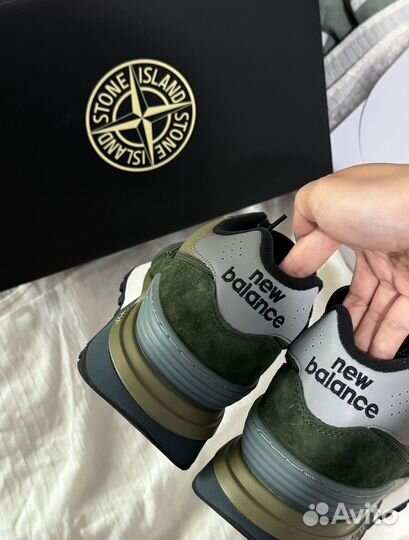 Stone Island x New Balance 574 Оригинал