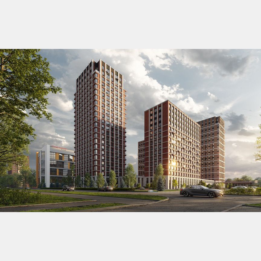 1-к. квартира, 52,3 м², 2/15 эт.