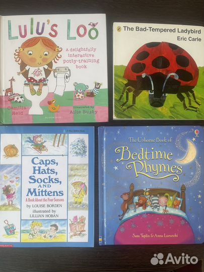 Детские книги на английском языке от 0 до 3 лет