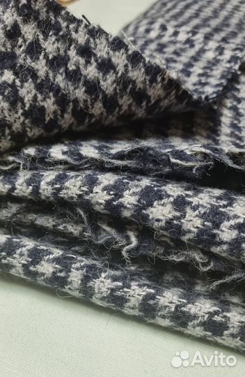 Ткань костюмная твид куриная лапка—0,70