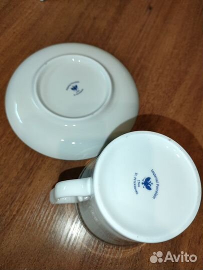Коллекционная чайная пара Императорский Фарфоровый