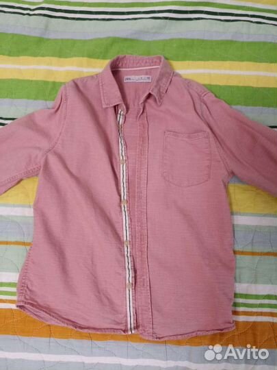 Рубашка на мальчика 128 Zara