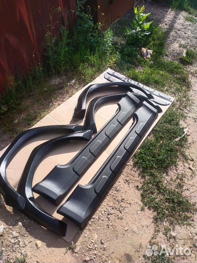 Обвес нива 3д пластик