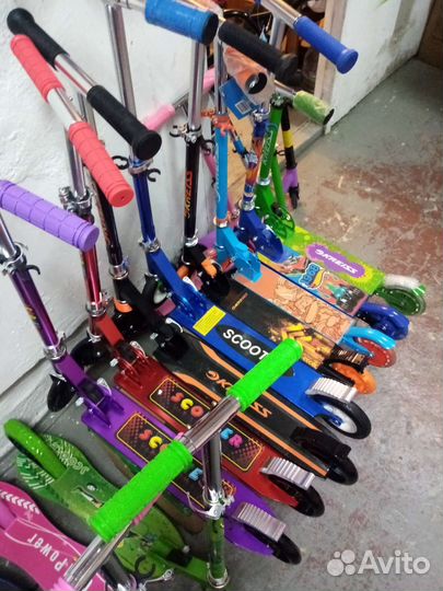 Самокаты на двух колесах(разные)