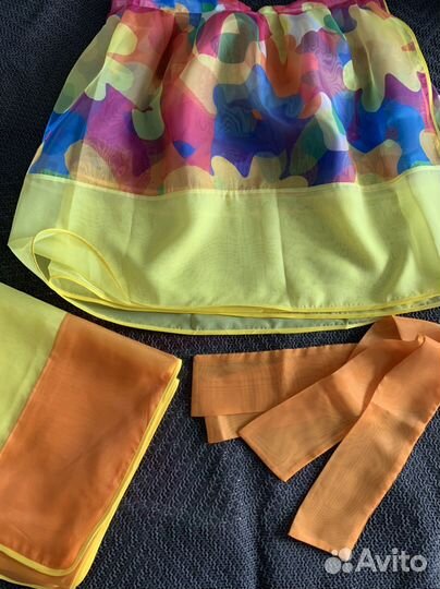 Шторы с ламбрекеном для кухни, новые