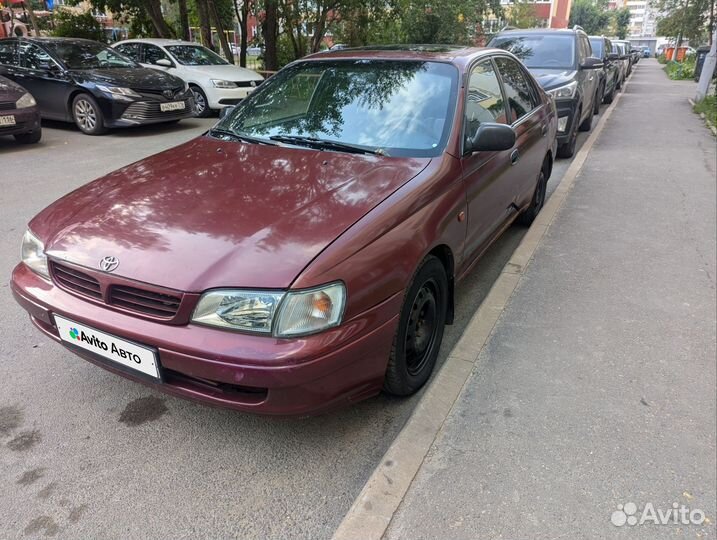 Toyota Carina E 1.8 МТ, 1997, 458 000 км