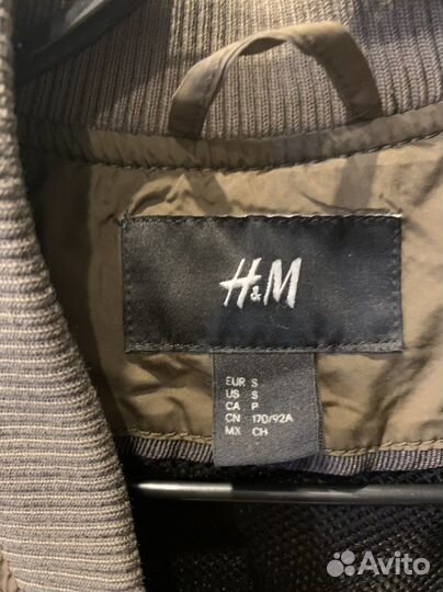 Куртка бомбер hm