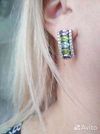 Серебряные серьги