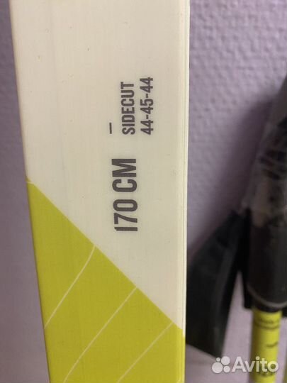 Беговые лыжи б/у с палками