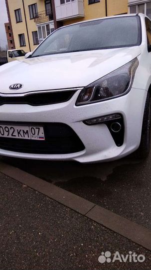 Передний бампер kia rio 4