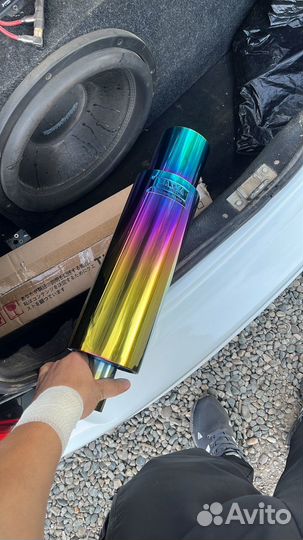 Банка выхлопа hks на приору