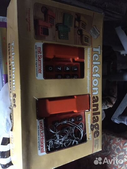 Телефон игрушка кнопочный СССР