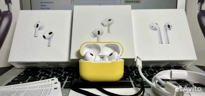 AirPods Pro 2 топовая версия с шумоподавлением