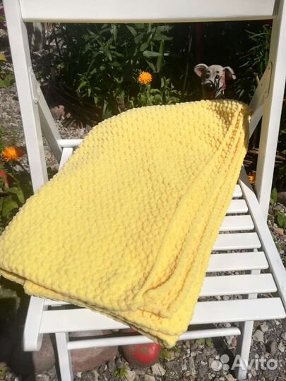 Плед вязаный