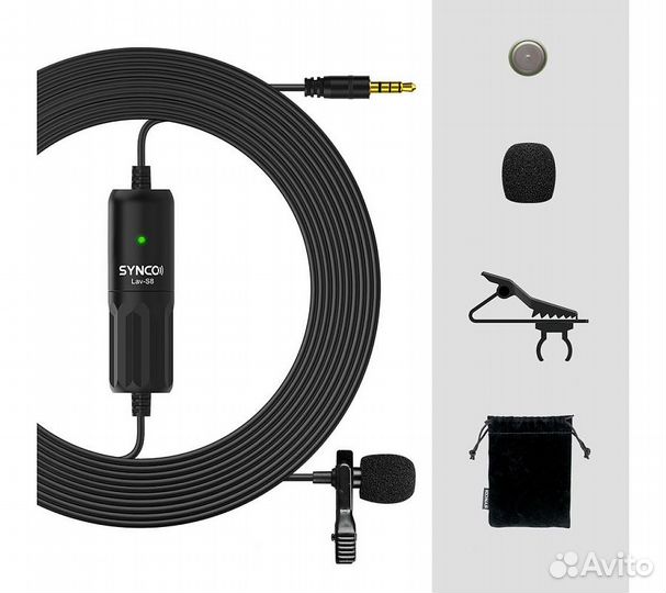 Микрофон петличный Synco Lav-S8